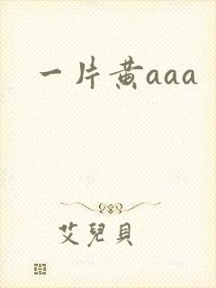 一片黄aaa
