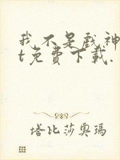 我不是戏神txt免费下载.