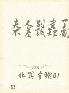 夫人别省了邱总不差钱短剧免费观看