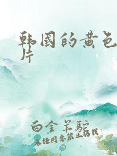 韩国的黄色一级片