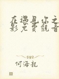 在遇见你之前电影免费观看