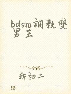 bdsm调教双男主