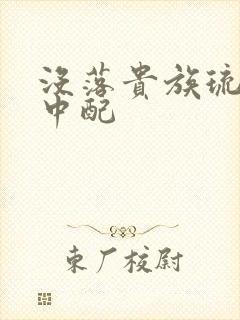 没落贵族琉璃川中配