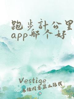 跑步计公里数的app哪个好