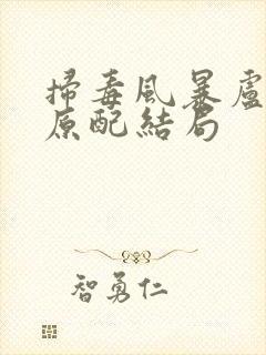 扫毒风暴卢少骅原配结局