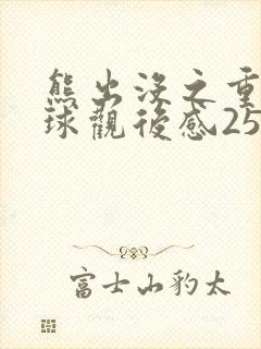 熊出没之重返地球观后感250字