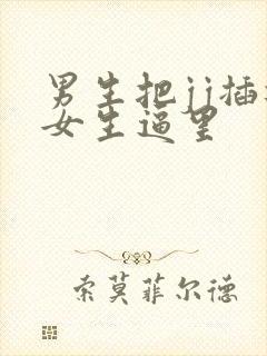 男生把jj插进女生逼里