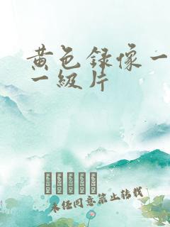 黄色录像一级片一级片