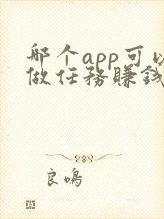 哪个app可以做任务赚钱