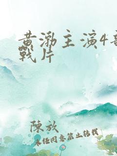 黄渤主演4部谍战片