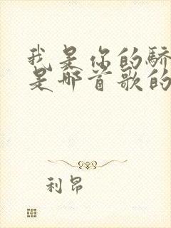 我是你的骄傲吗是哪首歌的歌词