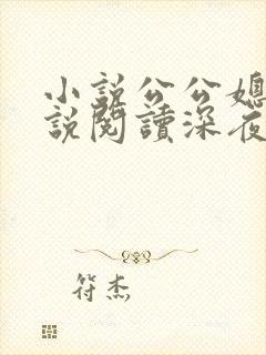 小说公公媳妇小说阅读深夜阅读全文