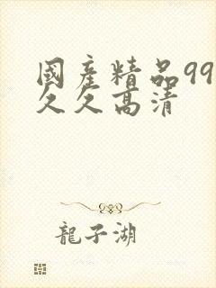 国产精品99久久久高清