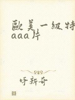 欧美一级特黄aaaa片