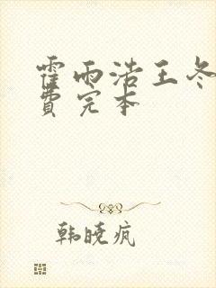 霍雨浩王冬儿免费完本