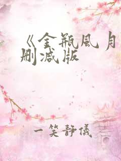 《金瓶风月》无删减版