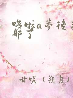 哆啦a梦后来去哪了