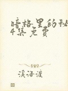 暗格里的秘密24集免费