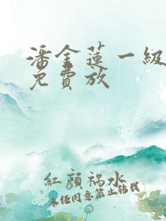 潘金莲一级淫片免费放