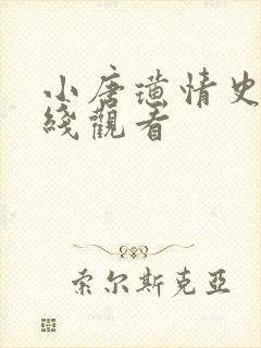 小唐璜情史 在线观看