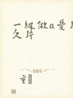 一级做a爱片久久片