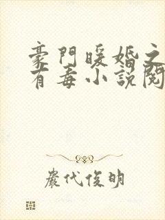 豪门暖婚之媳妇有毒小说阅读