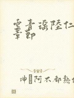 云青瑶陆仁最新章节