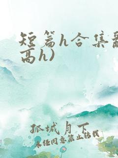 短篇h合集乱(高h)