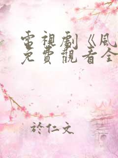 电视剧《风筝》免费观看全集高清