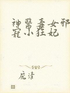 神医毒女邪王盛宠小狂妃