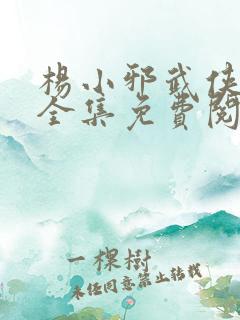 杨小邪武侠小说全集免费阅读