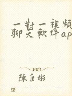 一对一视频聊天聊天软件app