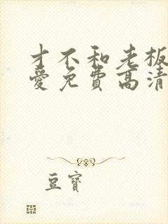 才不和老板谈恋爱免费高清