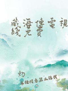 藏海传电视剧在线免费