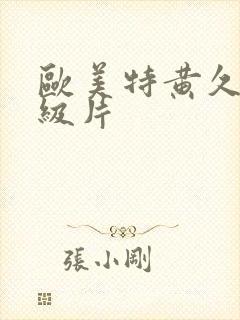 欧美特黄久久一级片