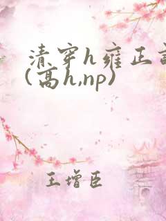 清穿h雍正调教(高h,np)