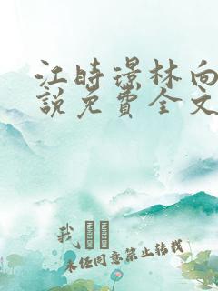江时璟林向晚小说免费全文阅读