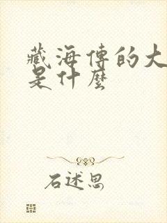 藏海传的大结局是什么