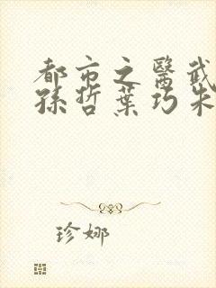 都市之医武双修孙哲叶巧朱颜