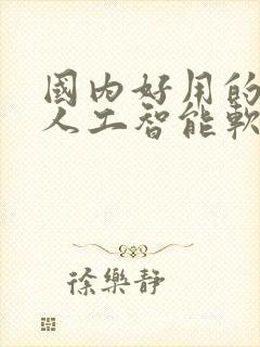 国内好用的ai人工智能软件