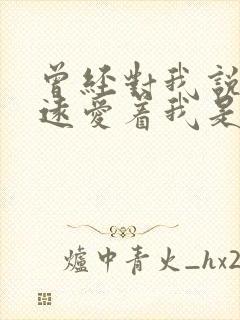 曾经对我说你永远爱着我是什么歌