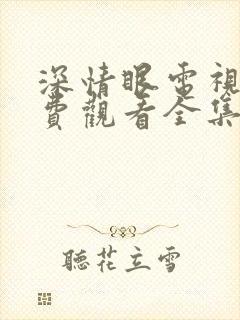 深情眼电视剧免费观看全集星辰影院