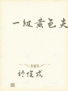 一级黄色夫妻片