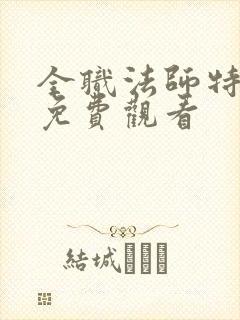 全职法师特别篇免费观看