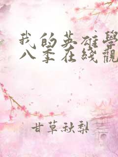 我的英雄学院第八季在线观看