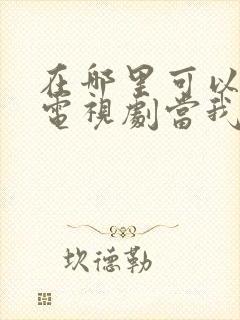 在哪里可以看到电视剧当我飞奔向你