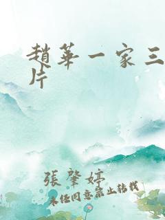 赵华一家三口照片