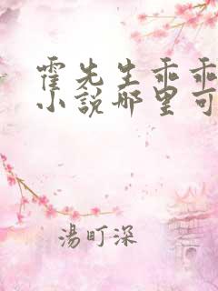 霍先生乖乖宠我小说哪里可以免费阅读