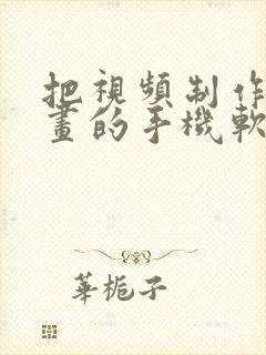 把视频制作成动画的手机软件