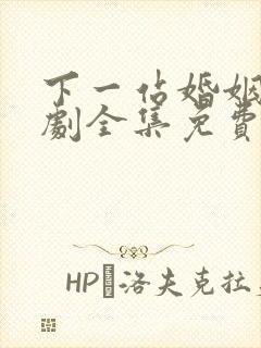 下一站婚姻电视剧全集免费观看高清